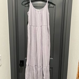 Z Supply cotton maxi dress from Evereve. Lavender, size L.